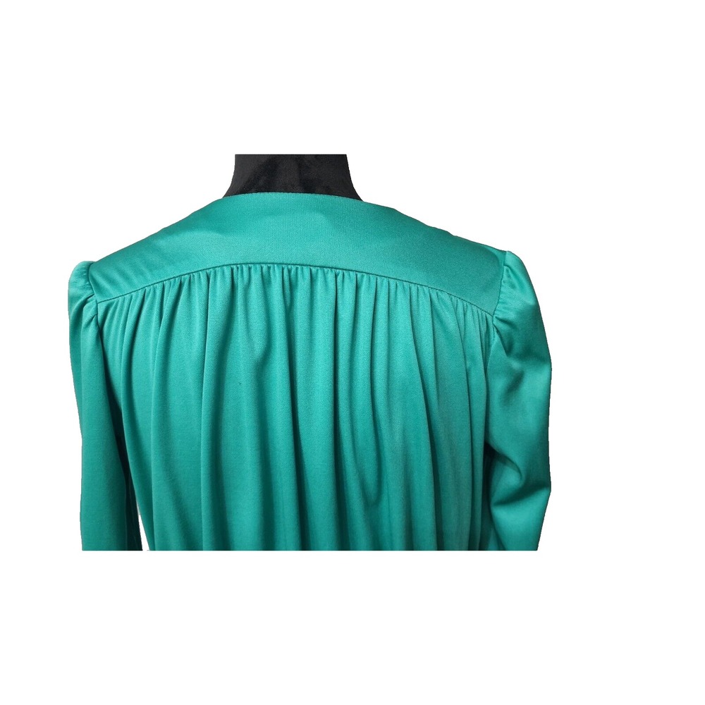 Vintage Sunshine Alley Womens Green Long Sleeve Dress 413682P Size 6 Made IN USA - Picture 4 of 12